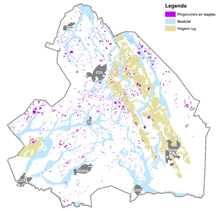 Kaart met locaties